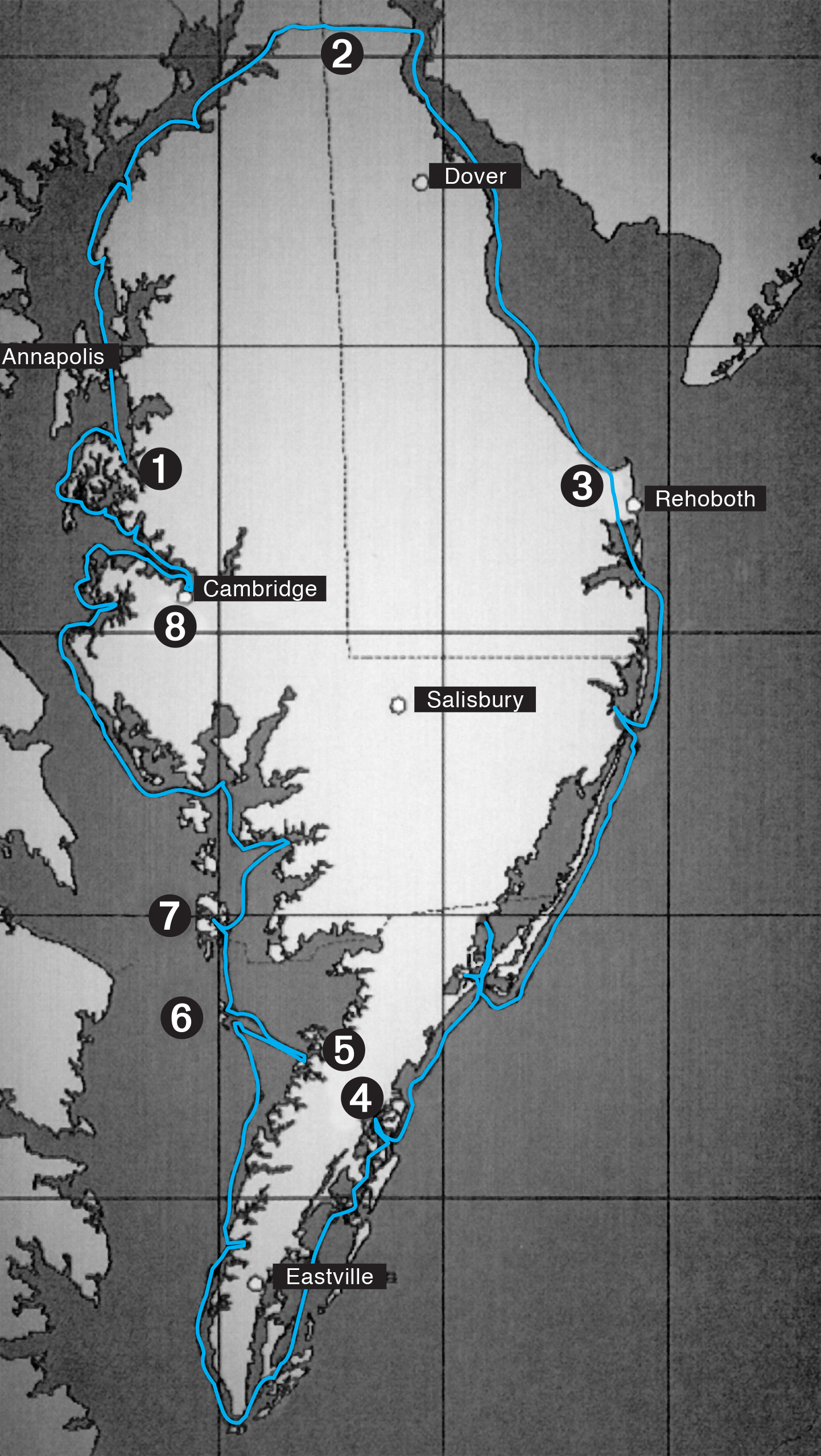 Rehoboth Bay Depth Chart