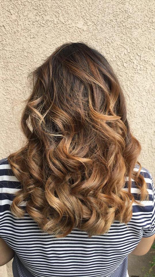 Caramel Balayage Ombre