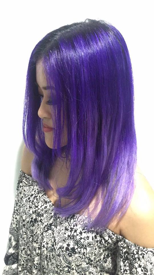 Vibrant Purple Flow