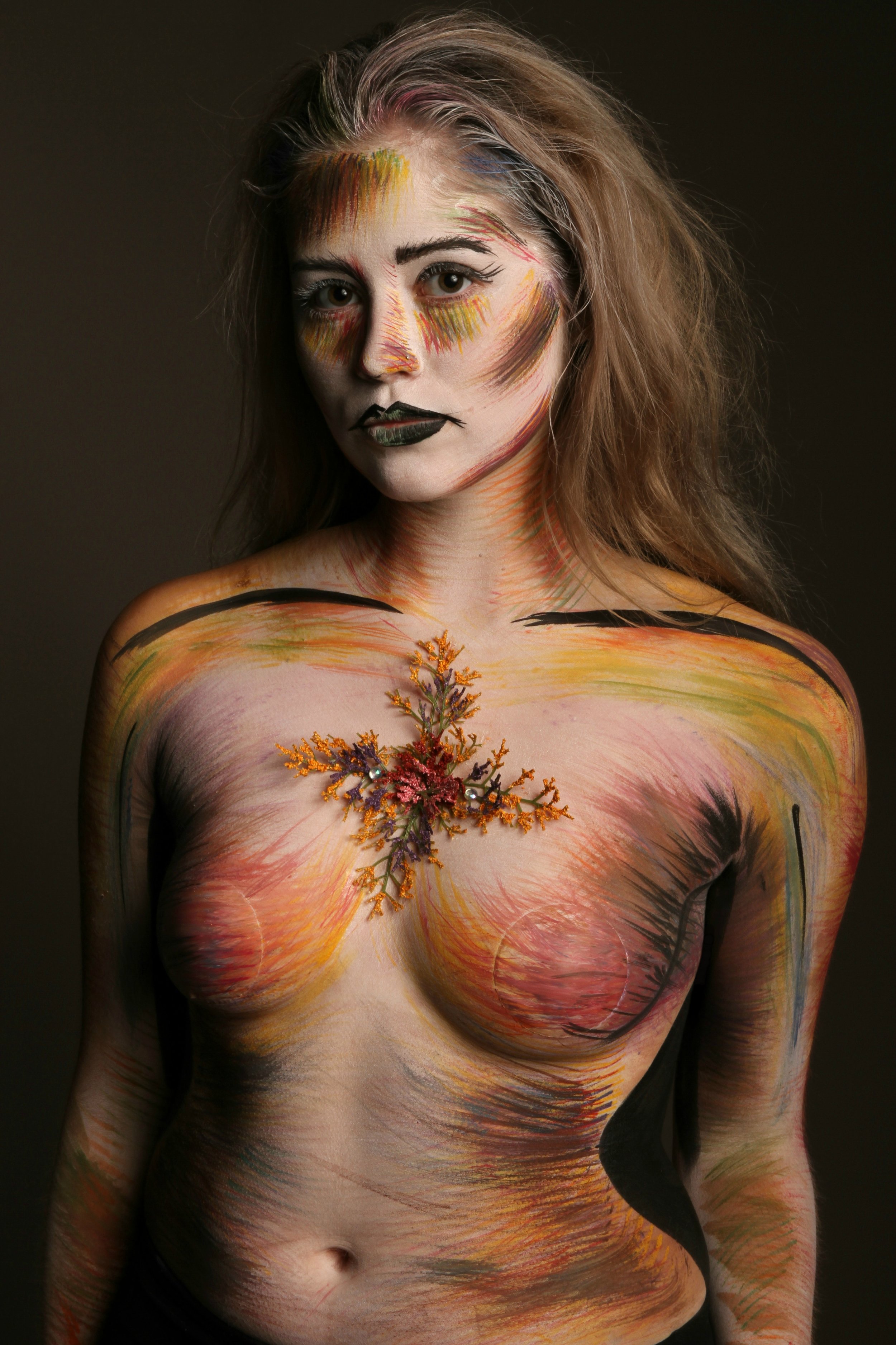 Human Canvas Body Painting