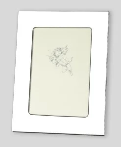 8x10 Nickel Plate FrameHigh quality nickelplated photo frame. Plain design has a large border for engraving. Nickelplate stays shiny and doesn’t tarnish. Overall size is 9¾” x 11¾”. Price of $48.00 does not include engraving.