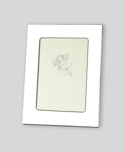5x7 Nickel Plate Frame High quality nickel plated photo frame. Plain design has a large border for engraving. Nickelplate stays shiny and doesn’t tarnish. Overall size is 7″ x 9″.Price of $38.00 does not include engraving.