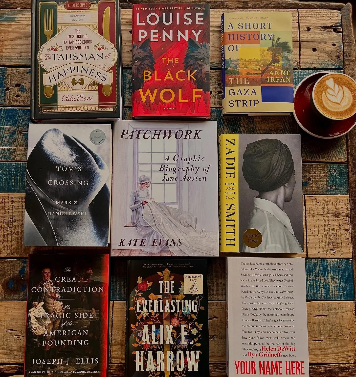 New Title Tuesday 📚 

Some heavy hitters this week, including signed copies of Zadie Smith&rsquo;s new essay collection; history from the Godfather of Founding Fathers, Joseph Ellis; fiction from the Hugo Award-winning Alix E. Harrow; and much more&