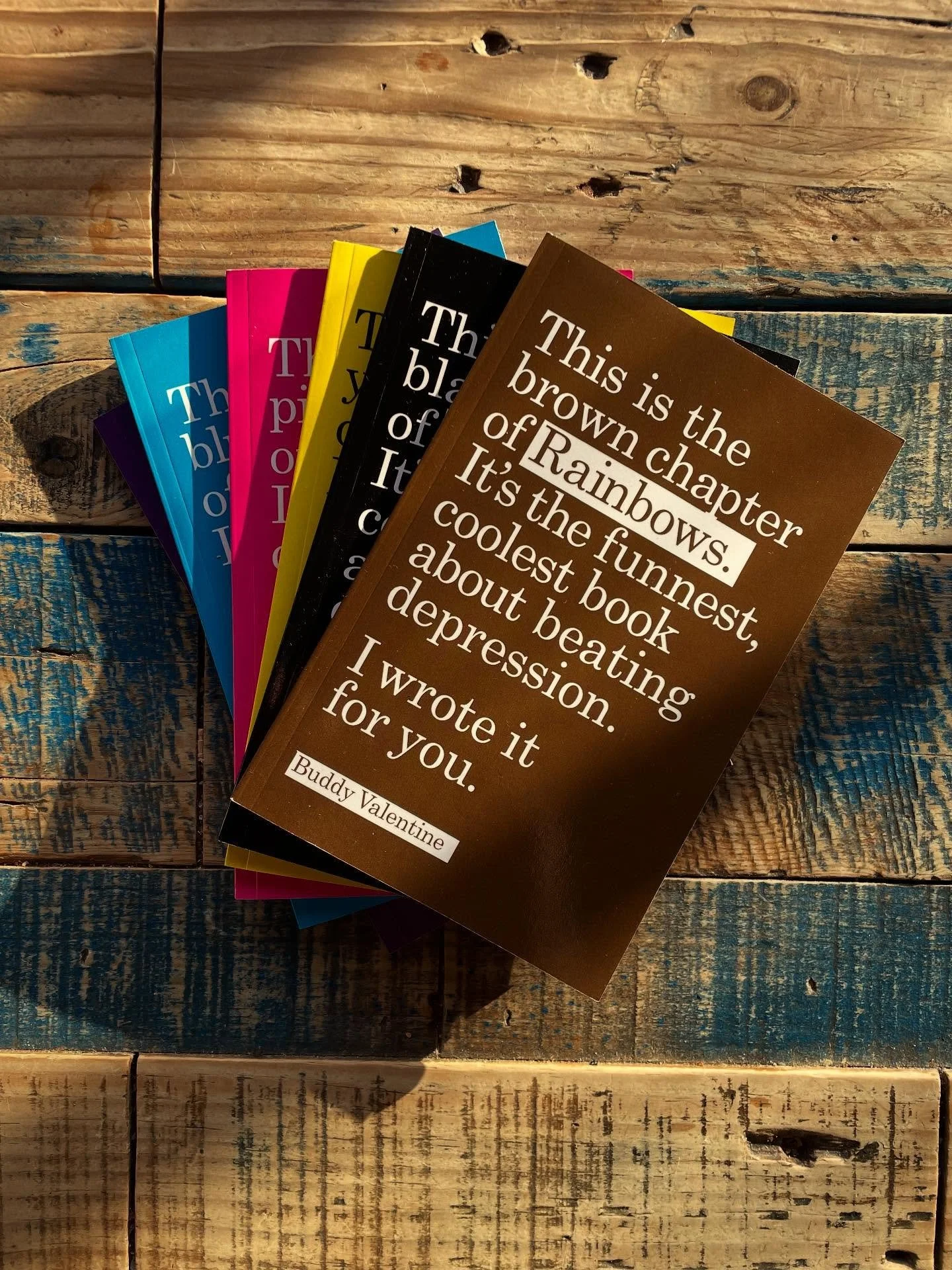 Join us this chilly Wednesday evening at 7pm at @brunettewinebar to celebrate the release of #FriendOfTheShop Buddy Valentine&rsquo;s newest chapter of Rainbows, her book series about beating depression 🌈 

Fabulous drinks and snacks, of course, plu