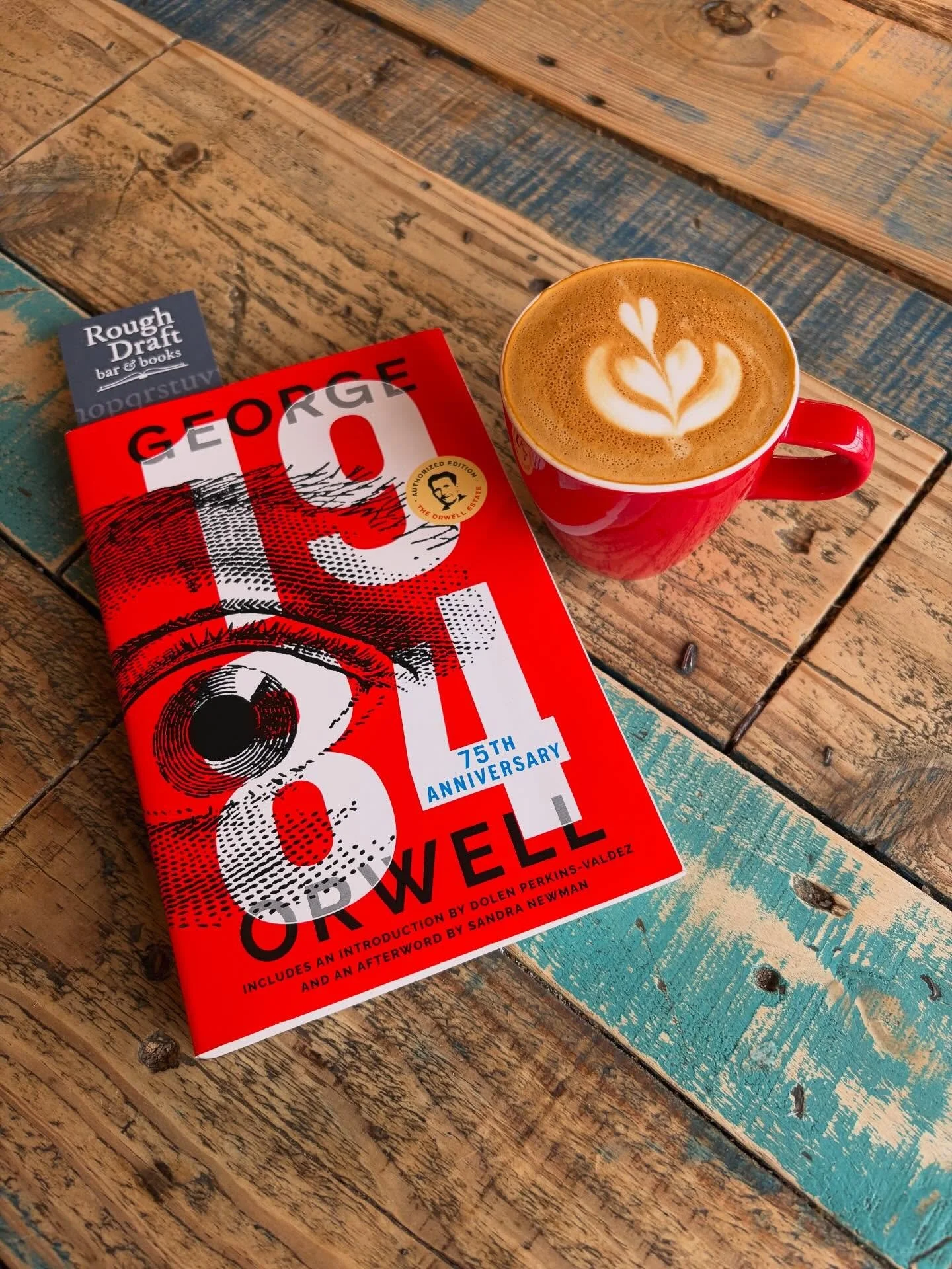 &ldquo;Freedom is the freedom to say that two plus two make four.  If that is granted, all else follows.&rdquo;
&mdash;George Orwell, 1984.

Eye-opening books, eye-opening coffee, 8am to 8pm.

#ReadSipRepeat #kingstonny