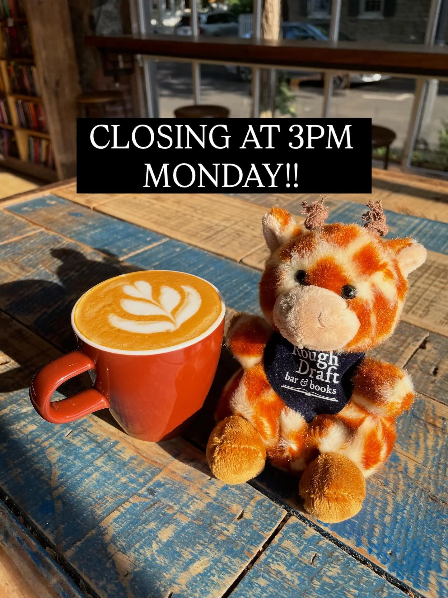 Closing at 3:00 on Monday for our annual team holiday party (yes, postponed from last month).

We&rsquo;ll be back for regularly scheduled programming at 8am Tuesday morning!