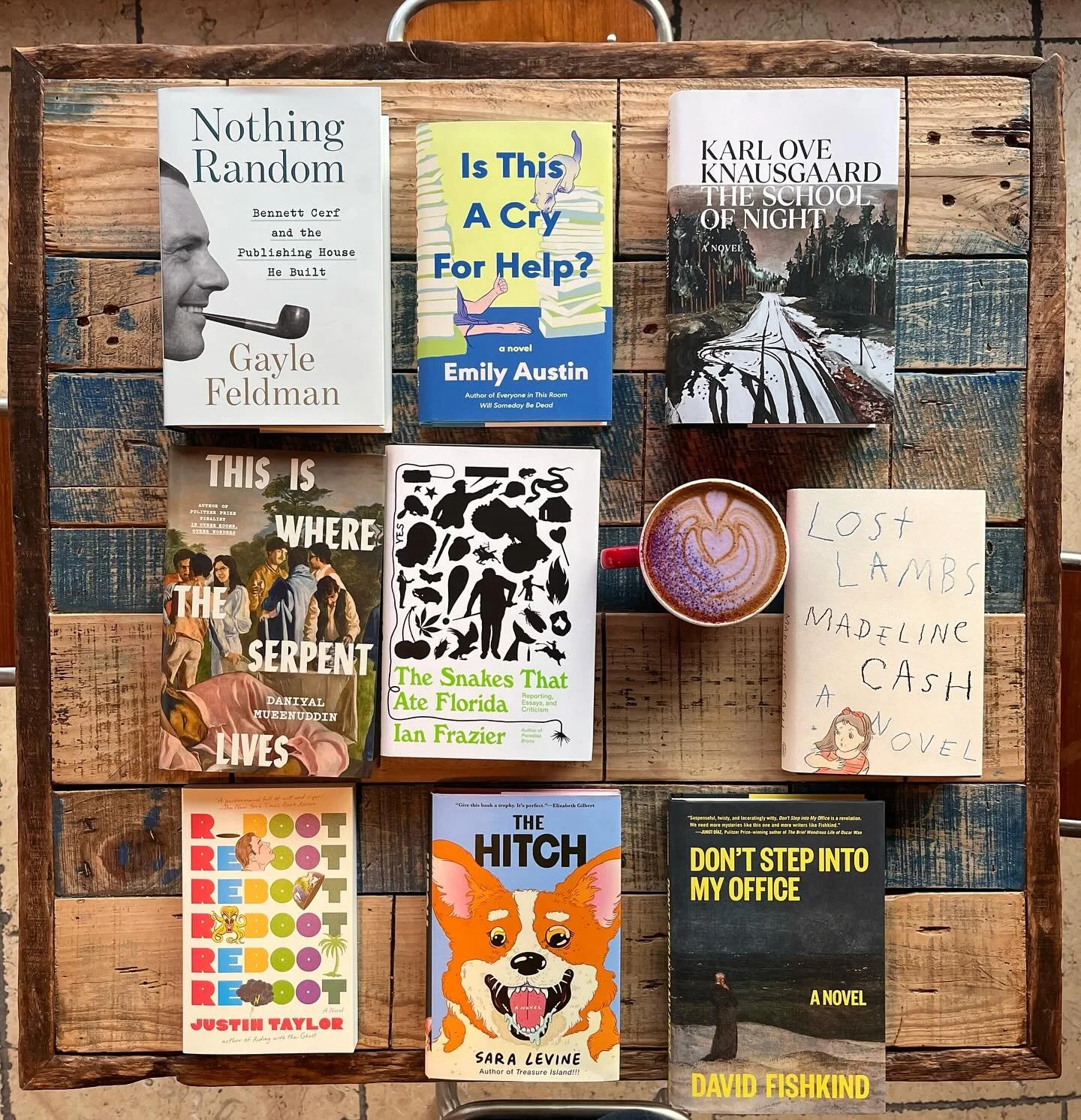 The book-year is off to the races! New Knausgaard, new Austin, new Levine &mdash; plus, smashing debuts from Madeline Cash and David Fishkind (the latter of whom will be here next Tuesday for Night School!) and the paperback release of Justin Taylor'