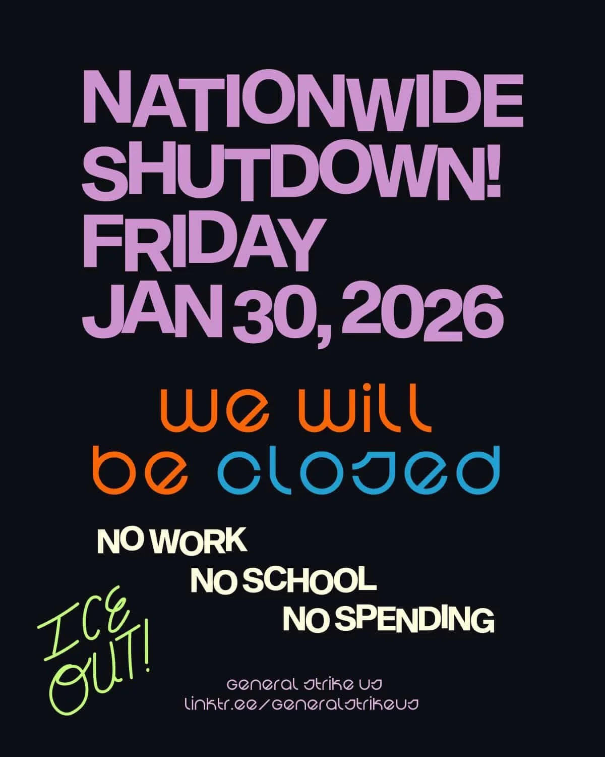 Rough Draft is closed Thursday for building repairs following a broken pipe upstairs. Hopefully we&rsquo;re up and running again asap, but regardless, we will also be closed Friday as part of the nationwide protest against ICE activity in Minneapolis