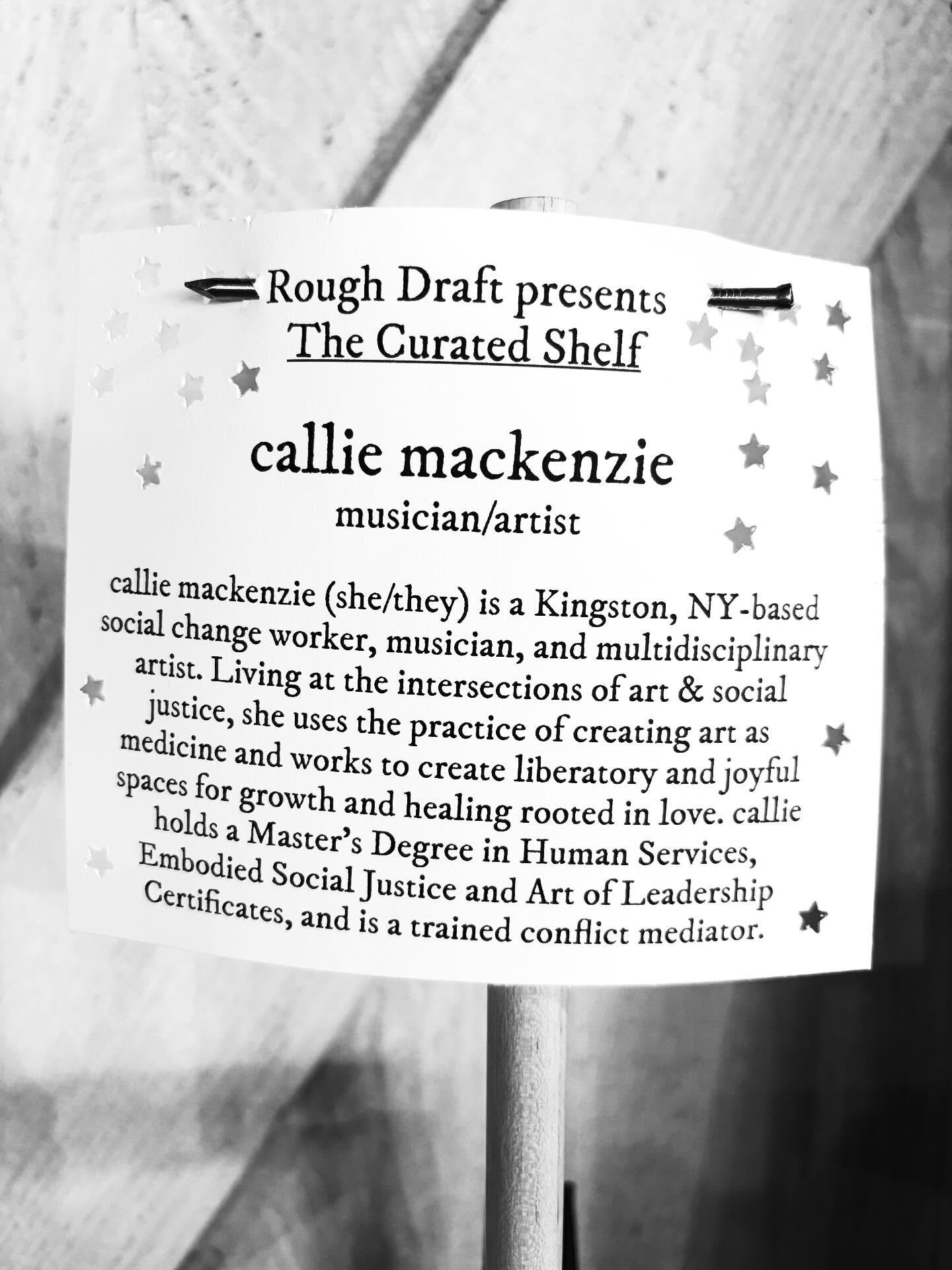 February&rsquo;s #CuratedShelf comes courtesy of a longtime #FriendOfTheShop, callie mackenzie!

callie has been a regular since our first days, and has been a guiding light for us&mdash;and many others&mdash;in understanding ongoing local challenges