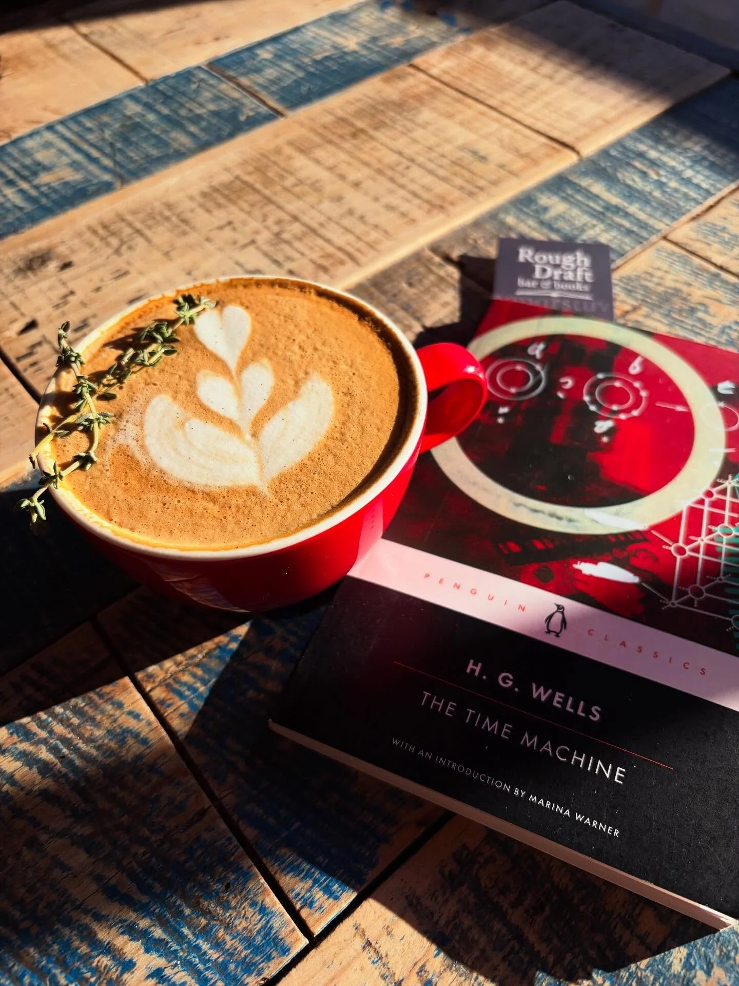 Just a week left to snag our featured March latte:

The Thyme Machine ⏳ 

Espresso from @counterculturecoffee, local thyme, miso, local honey from @touseywinery, and the milk of your choice.

Sweet-savory, a nice blend of winter and spring flavors, s