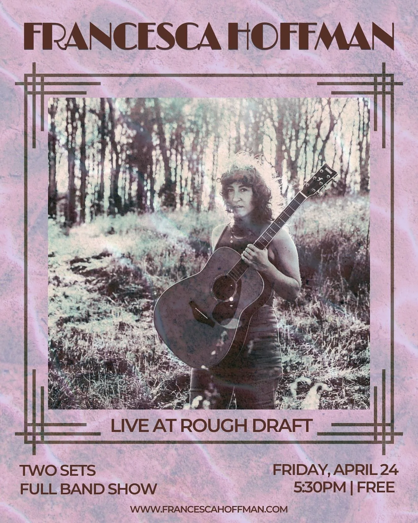 Live music tonight!

#FriendOfTheShop, owner of @unicornkingston, and multi-instrumentalist Francesca Hoffman joins us, along with her band, for an evening of folk pop and honest rock.

FREE as always,  with a $10 suggested donation for the musicians