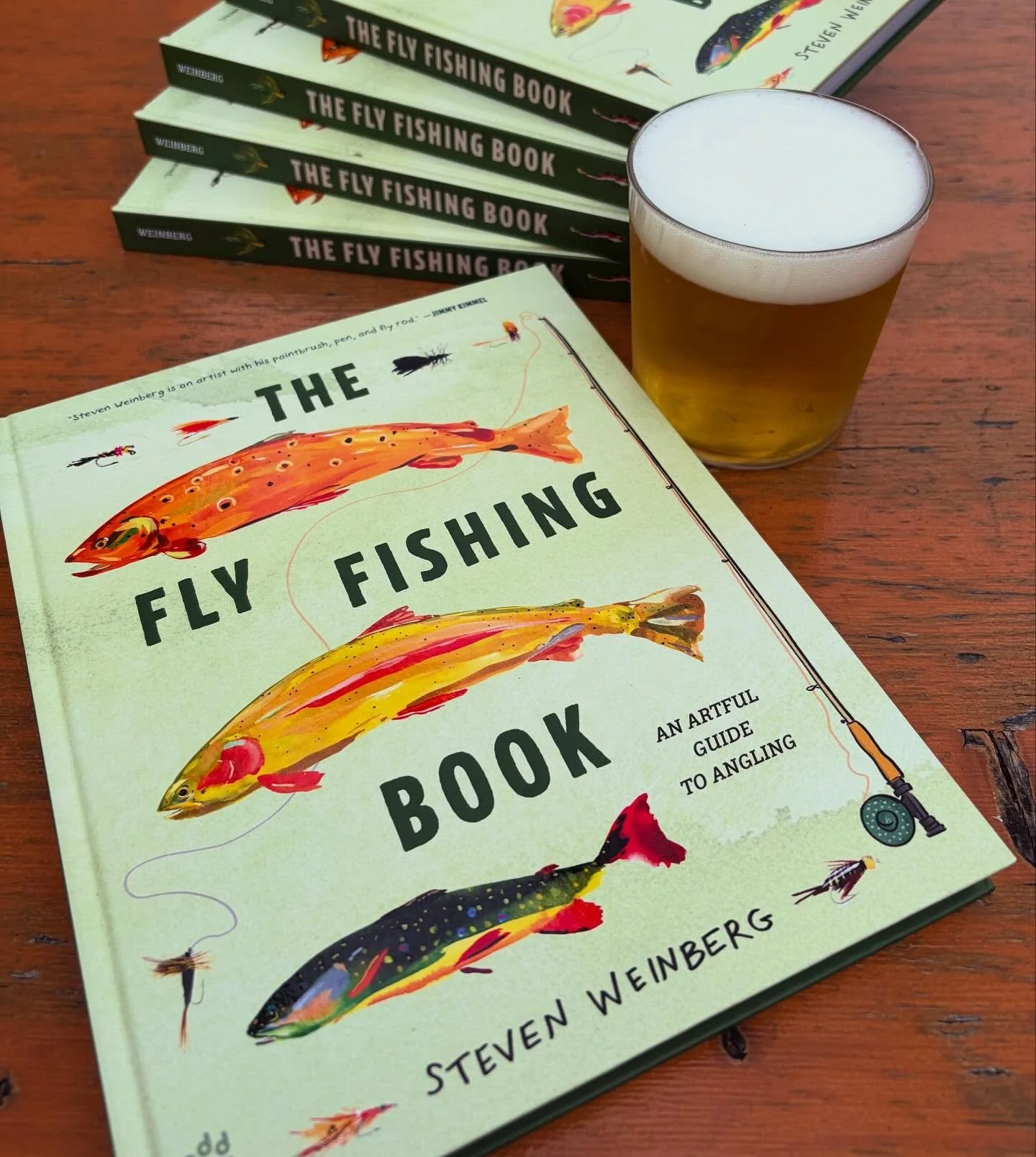 This new release needed its own post!

The Fly Fishing Book 🎣 

by local author, artist, illustrator, innkeeper, and #FriendOfTheShop, Steven Weinberg.

We&rsquo;ve got a ton of these beautiful books, including a few more signed copies with bonus pr