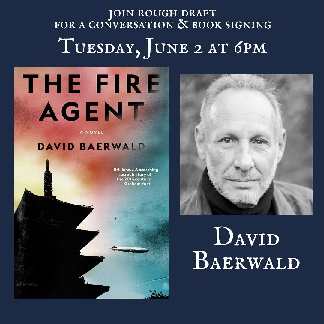 We're delighted to welcome the legendary David Baerwald for the launch of his debut novel, THE FIRE AGENT! You might know David from his musical work (including but not limited to writing &ldquo;Come What May&rdquo; from&nbsp;Moulin Rouge&nbsp;and pl