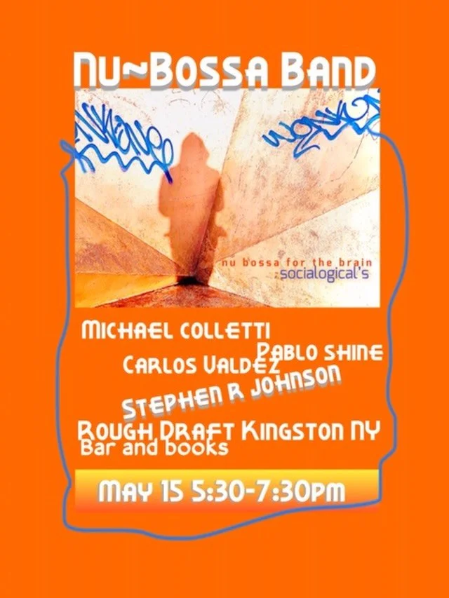 Live Music Friday Night!!

Join us in welcoming returning favorites, Stephen Johnson and his Nu-Bossa Band 🎶 🪘 🎸 🇧🇷 

FREE as always for this evening of Brazilian fusion, with a $10 suggested donation for the artists.
