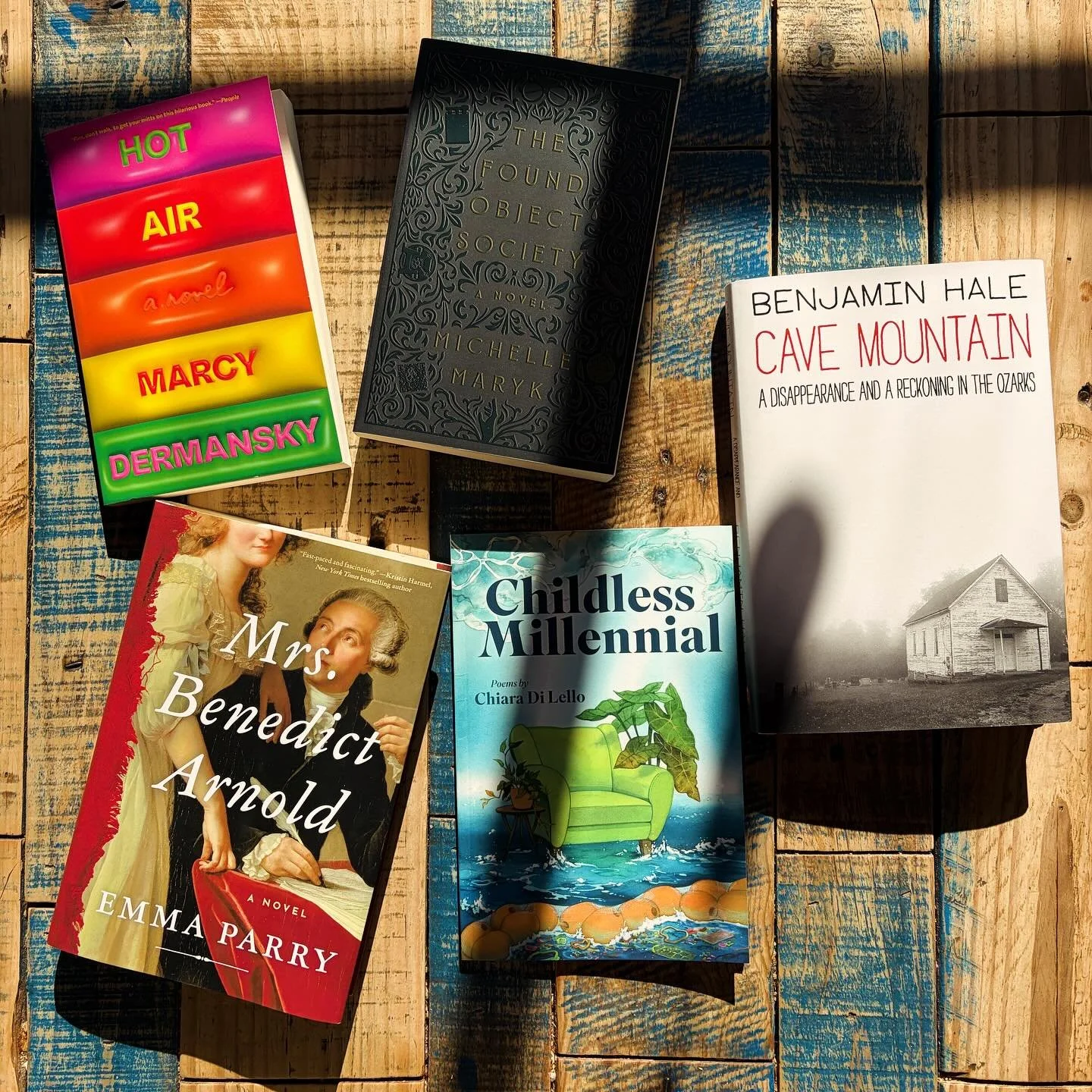 It's a perfect weekend to get a jump on your Night School reading before the series returns on Tuesday! Just look at these beautiful books from Marcy Dermansky, Chiara Di Lello, Benjamin Hale, Michelle Maryk, and Emma Parry &mdash; a little something