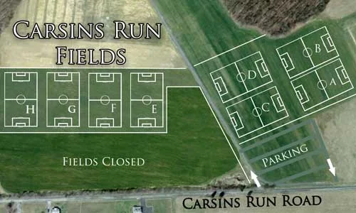 Carsins Run Field Map High Quality Athletic Fields At Carsin Run Fields — Aldino Sod Farms