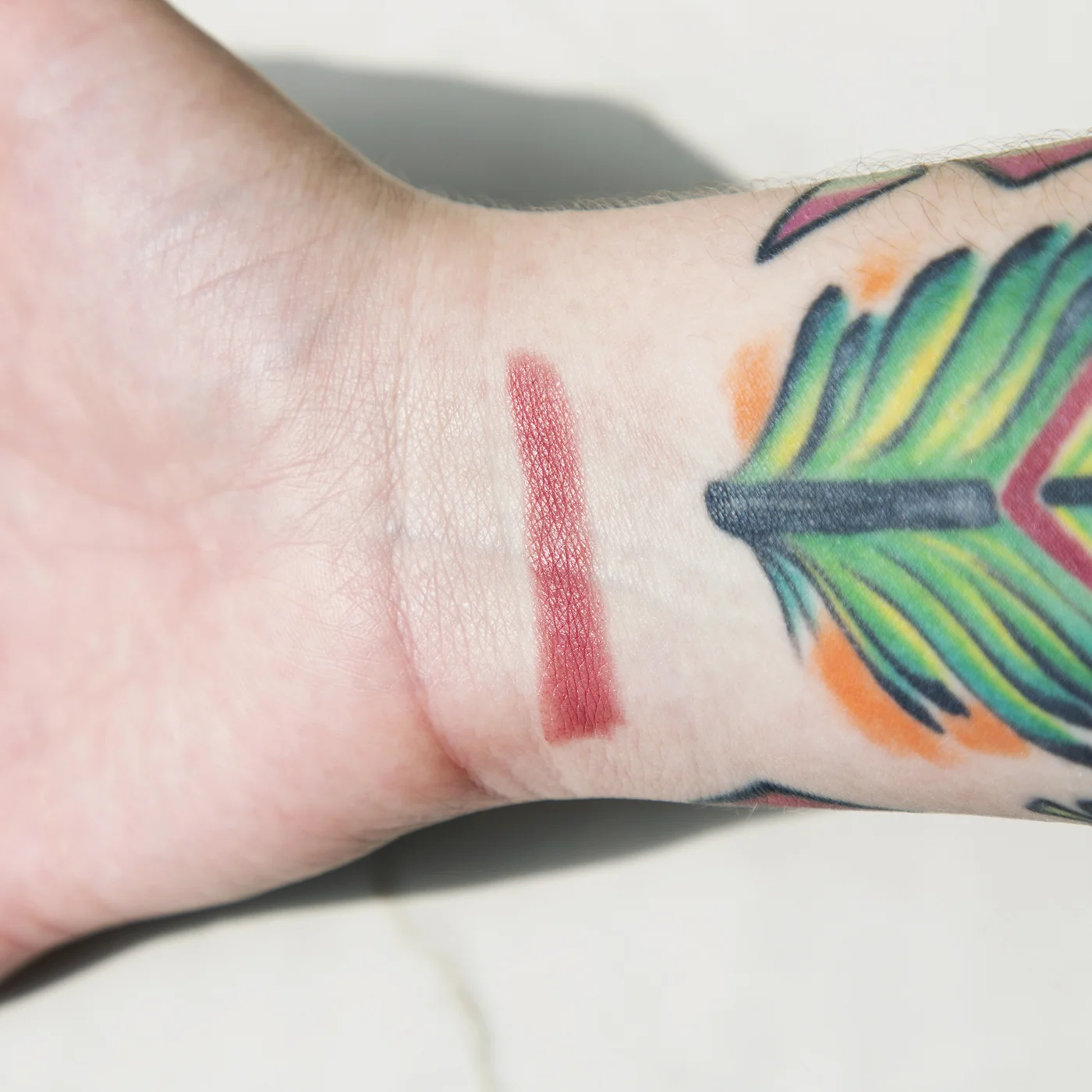 Swatch of Wander Beauty Lipstick in Barely There