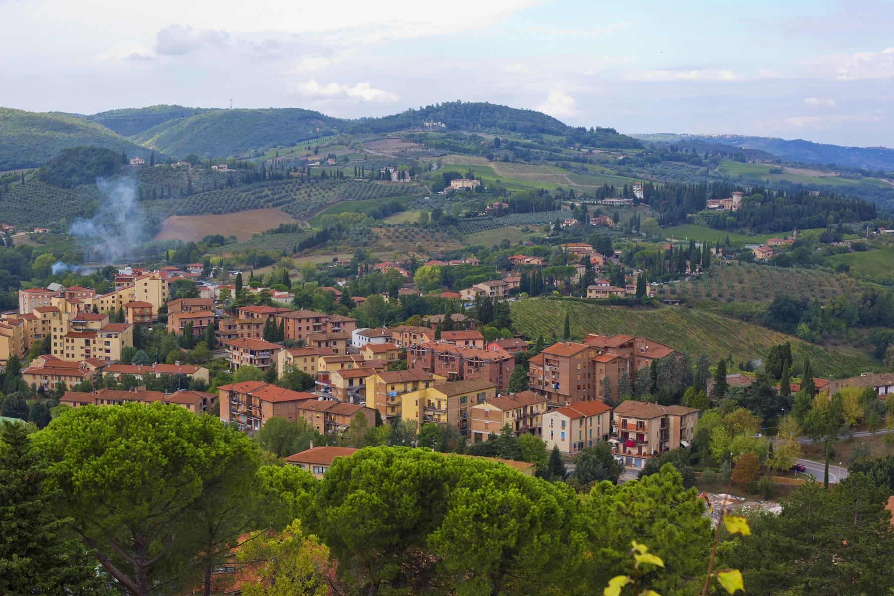 View from San Gimignano