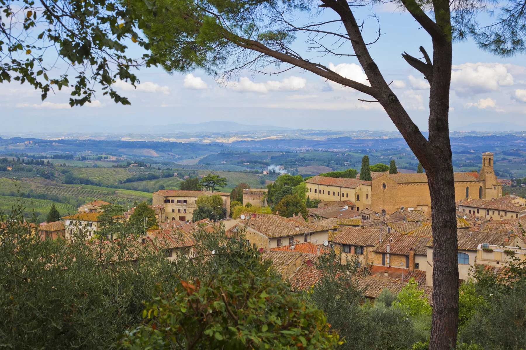 View from San Gimignano