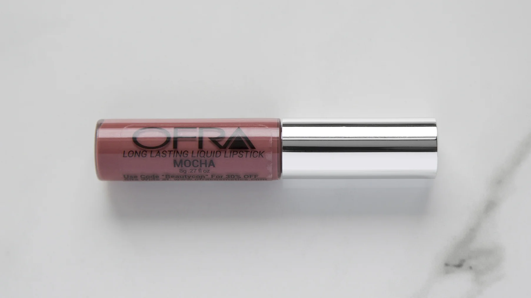 I'm not sure if this affiliate code is still active but on the packaging it says you can use code Beautycon for 30% off on Ofra's website .
