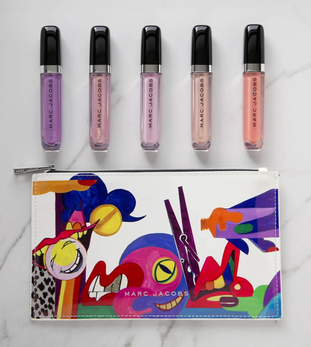 From L-R: Pink Steam, Love Buzz, Want Me?, Cream & Sugar and French Tickler