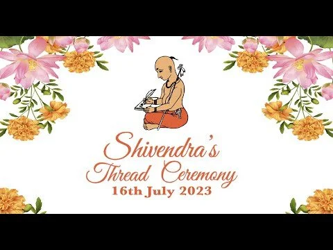 Shivendra's Thread Ceremony Highlights