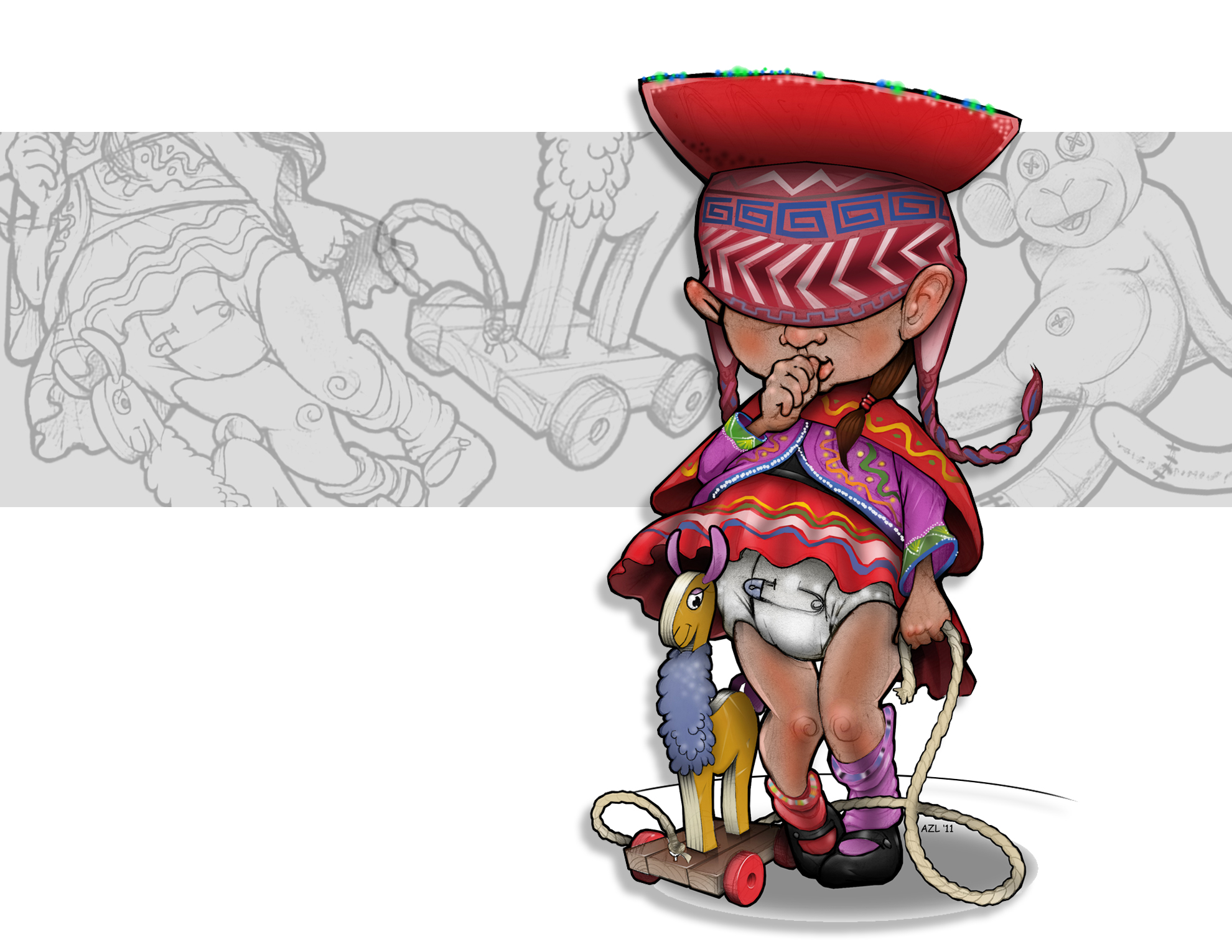 Little Peruvian girl