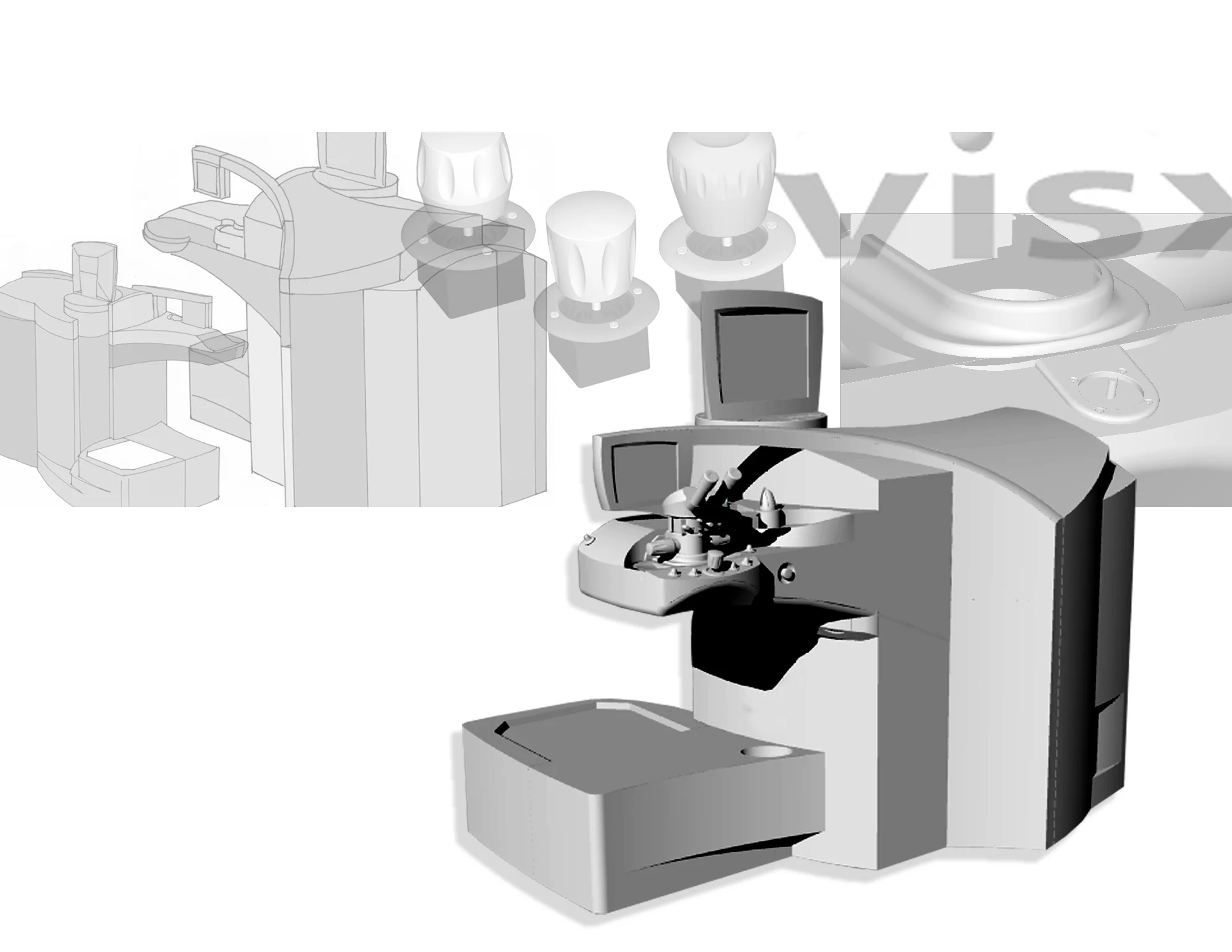 Visx Laser eye enclosure