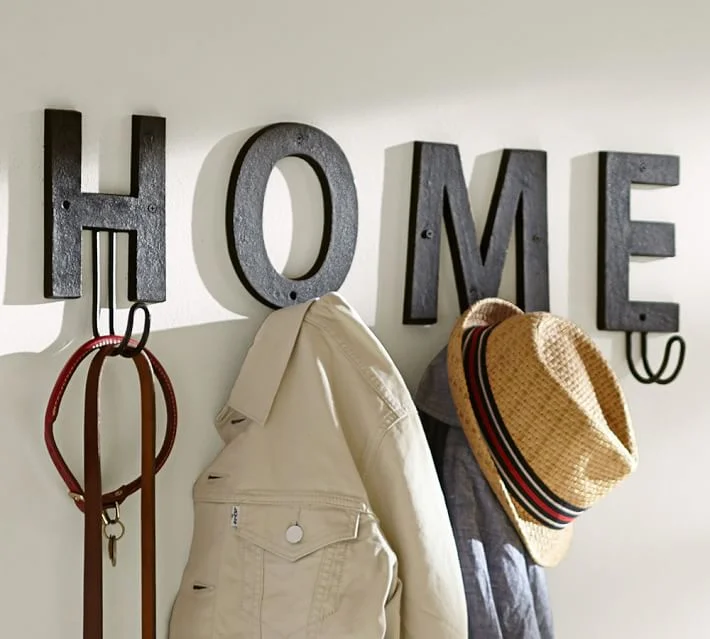 Cast Iron Alphabet hooks