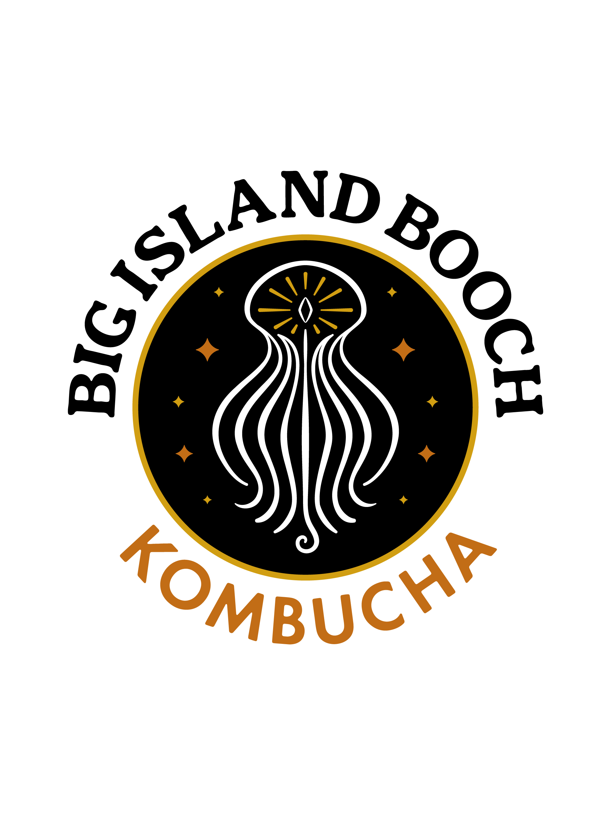 Custom Logo Design for Big Island Booch