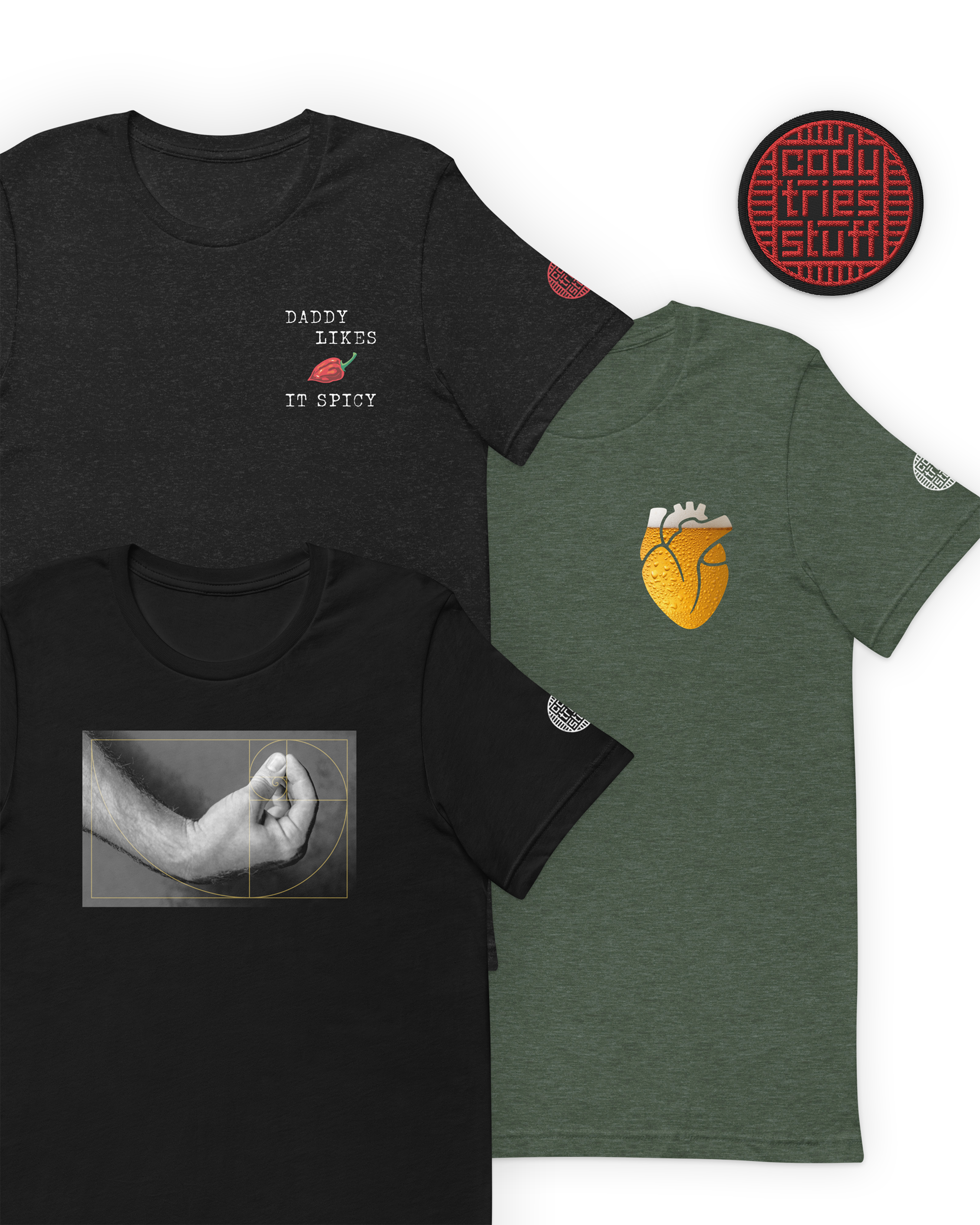 Merch Designs for Cody Tries Stuff