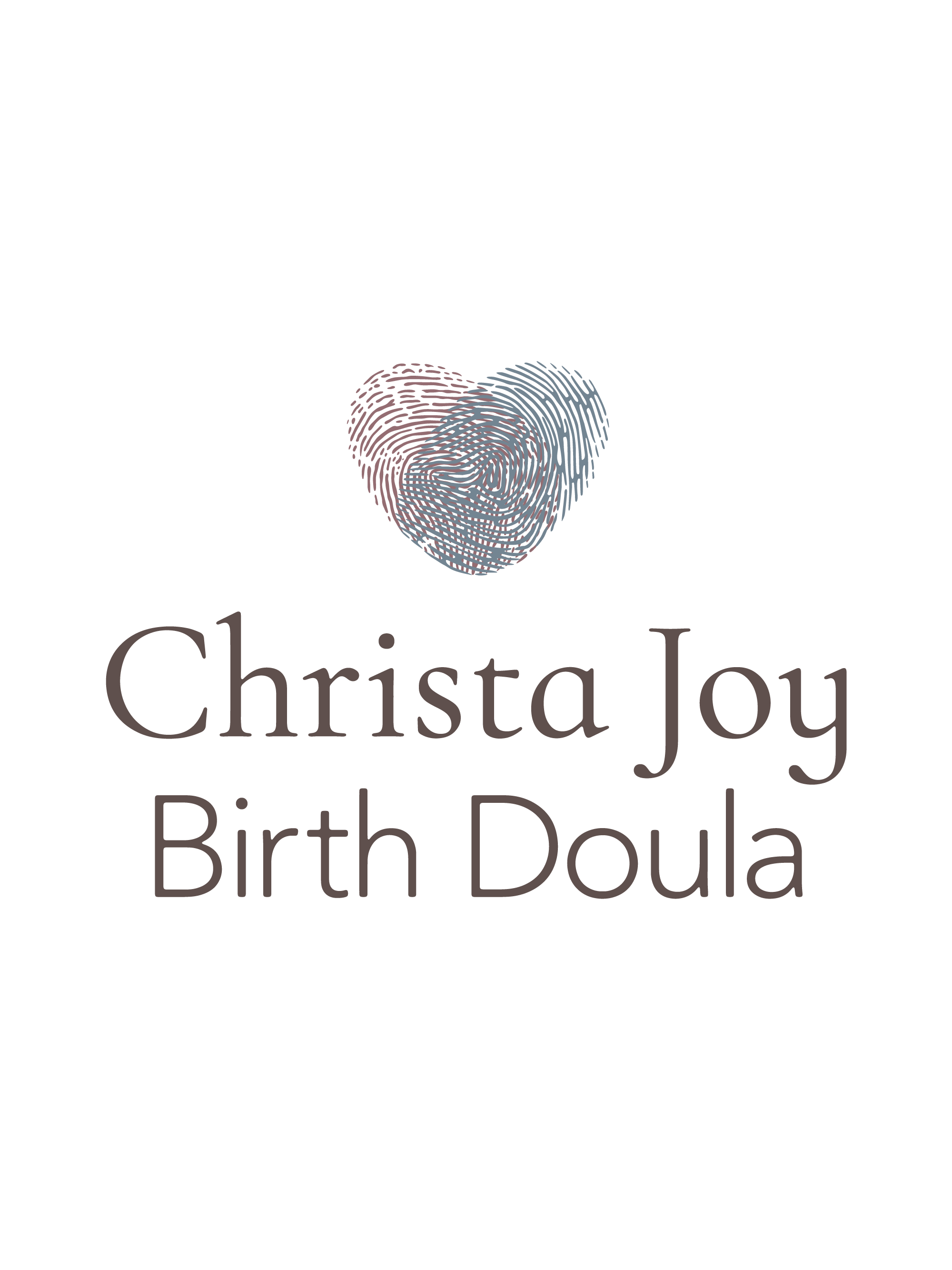 Custom Logo Design for Christa Joy Birth Doula