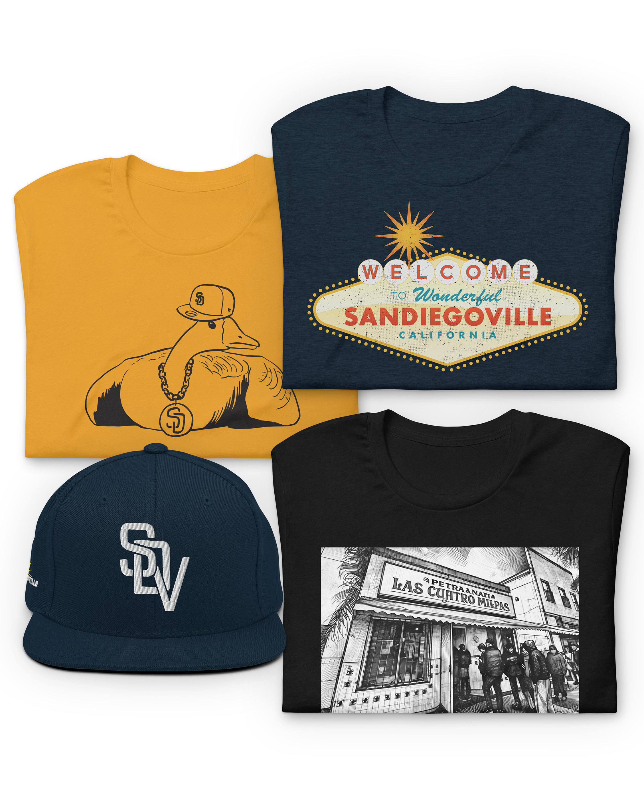 Apparel & Accessory Designs for SanDiegoVille