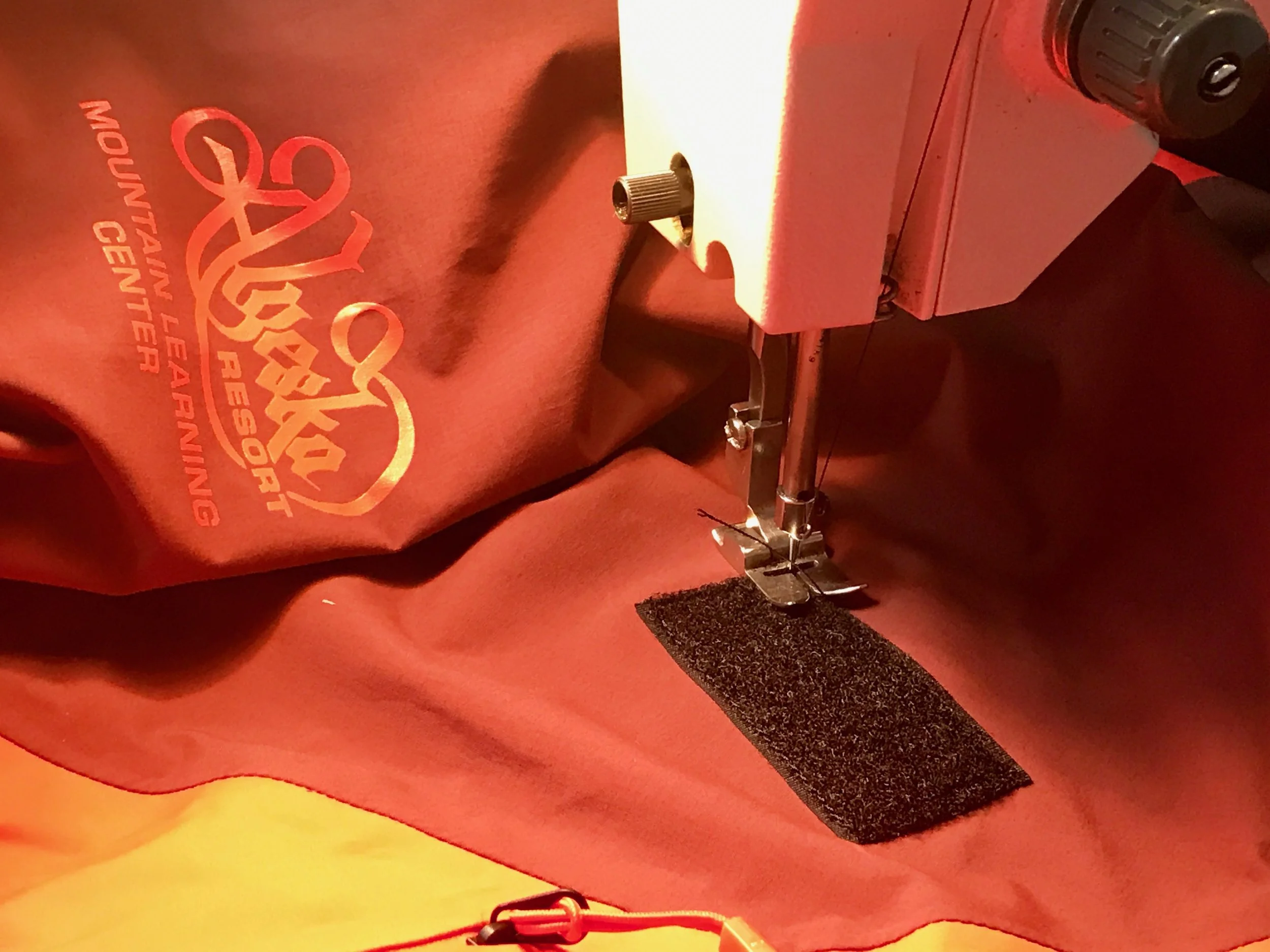 Velcro® name tags on Gore-Tex® Jacket