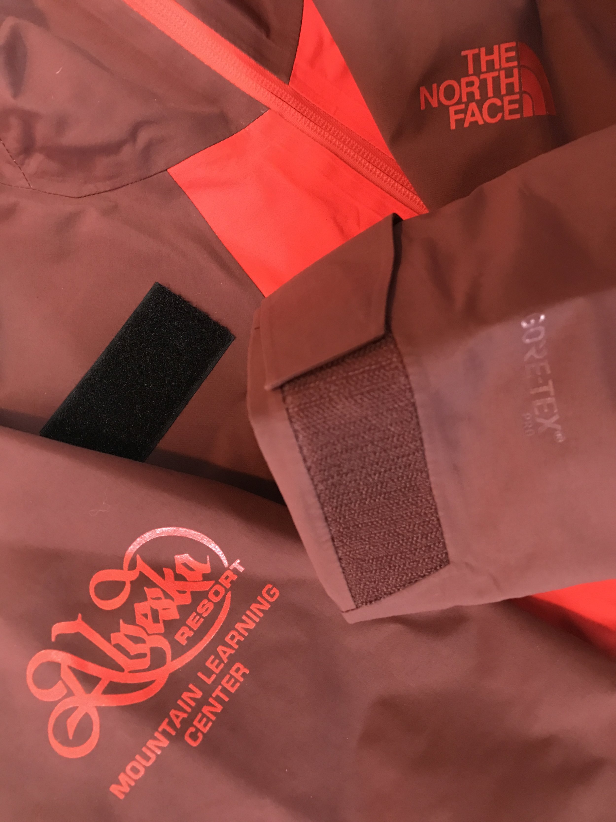Velcro® Loop Name tags on Gore-Tex® Jackets