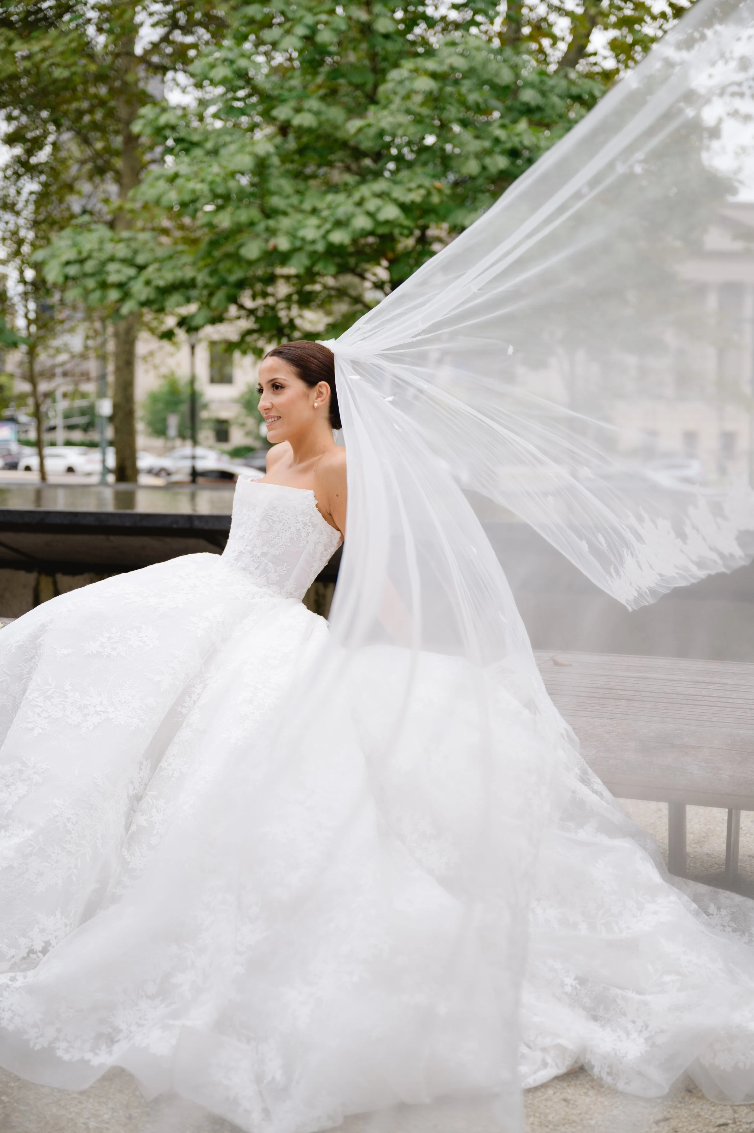 Niki Marie Photography | Classic Romantic Bridal Makeup | Barnes Museum