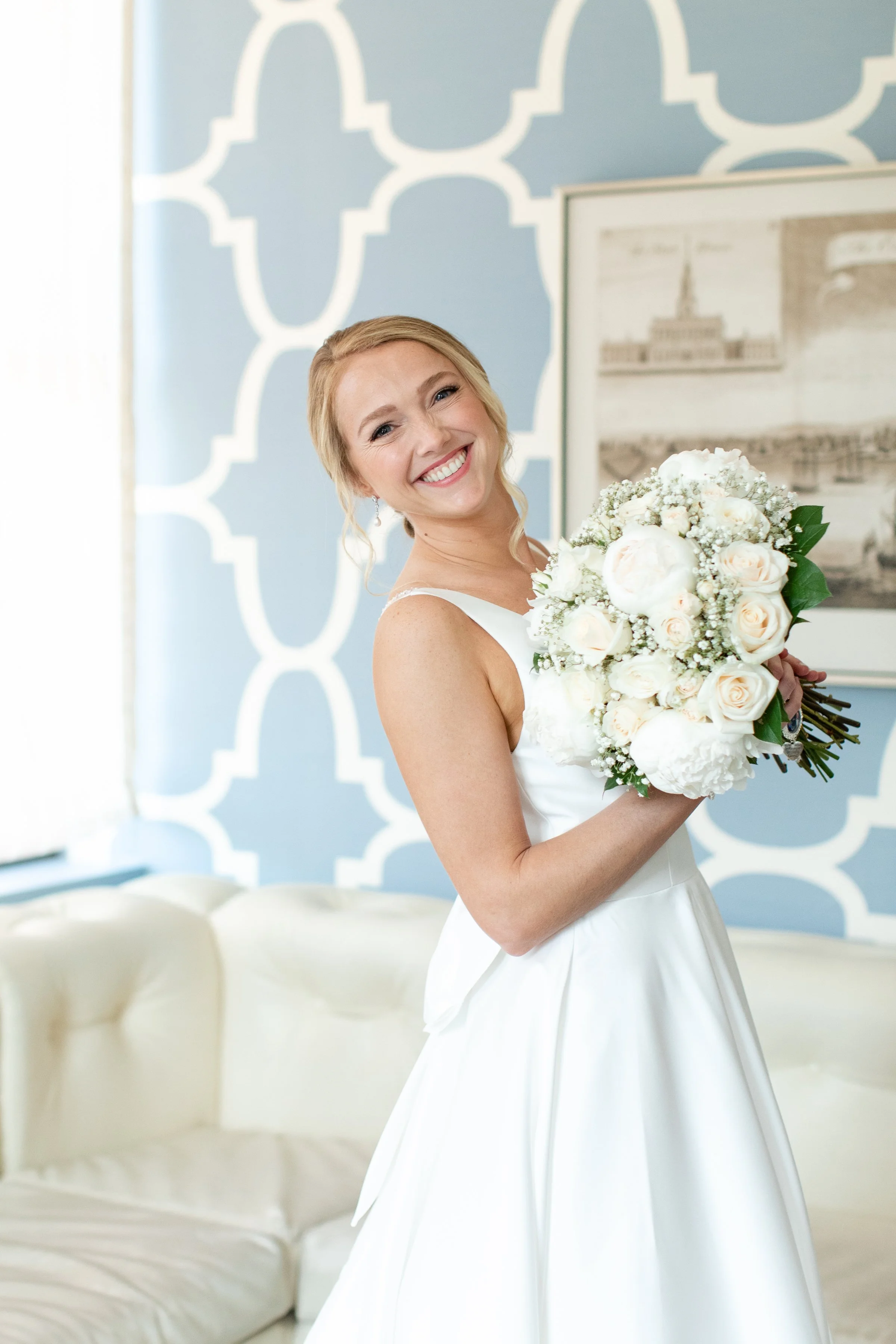 Adrienne Matz Photography | Romantic Bridal Makeup | The Downtown Club - Cescaphe Wedding 