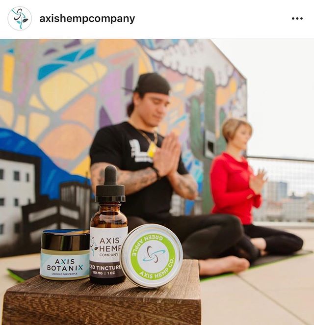 I was creepin&rsquo; on my client @axishempcompany &lsquo;s insta feed, and this shot was so good I had to reshare! I loved creating labeling for Axis Hemp&rsquo;s human and pet CBD lines. I also created the logo and labeling for Axis Botanix. .
.
.
