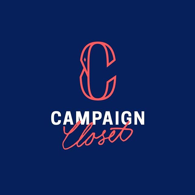 Campaign Closet was born to change the face of politics, making running for office more accessible to women. 
I am super proud to have helped @campaigncloset shape their brand, creating branding, custom &ldquo;hand-written&rdquo; vectors for presenta