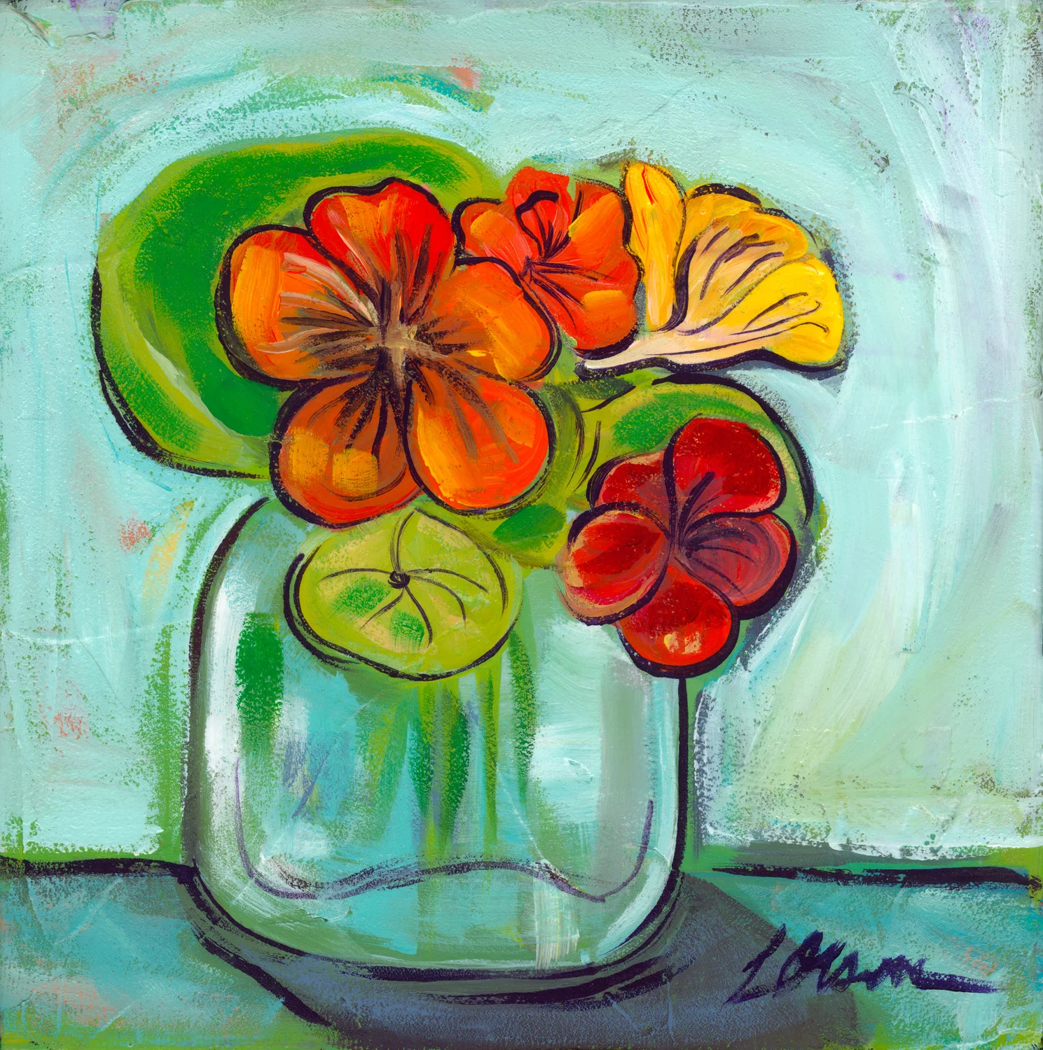 Nasturtium Still Life