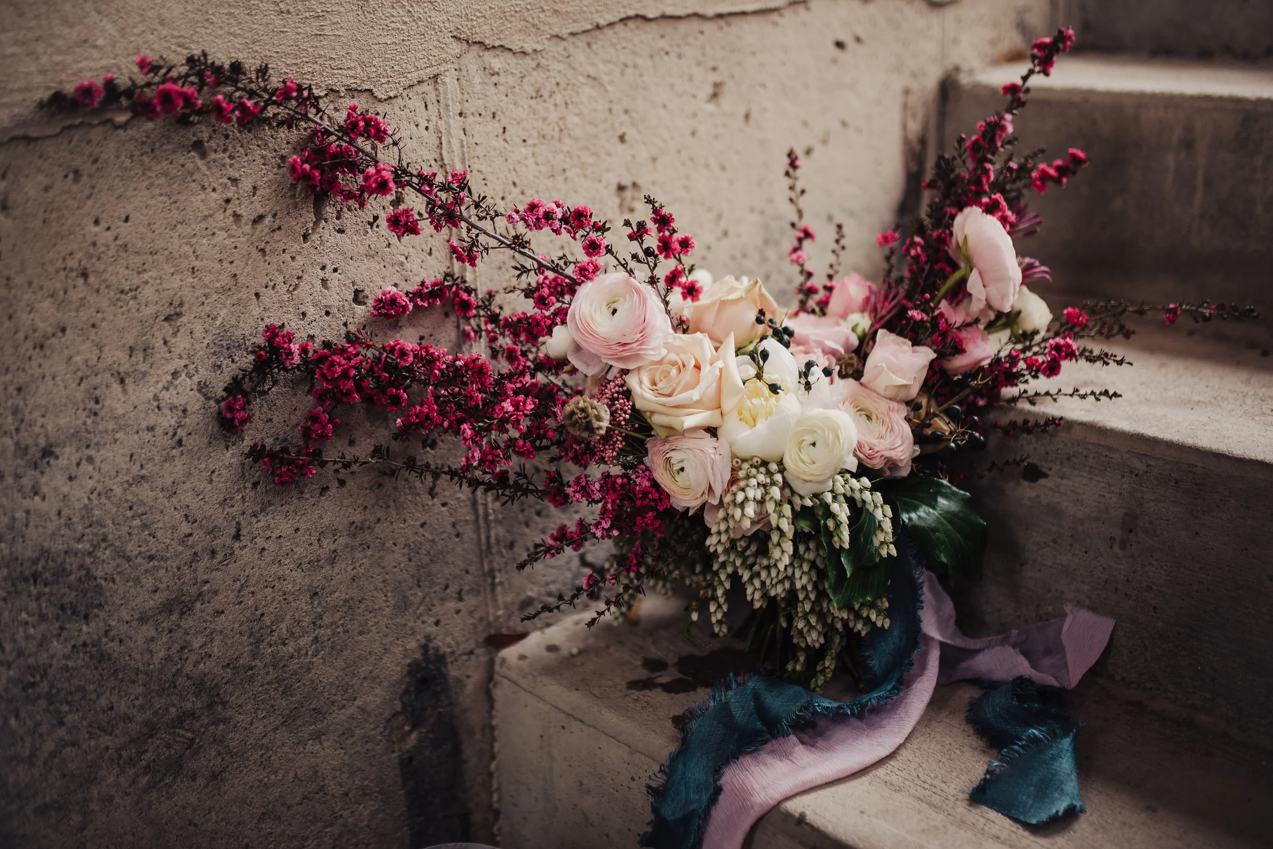 Utah State Capitol Blossom Florist | Soft Blush Bouquet