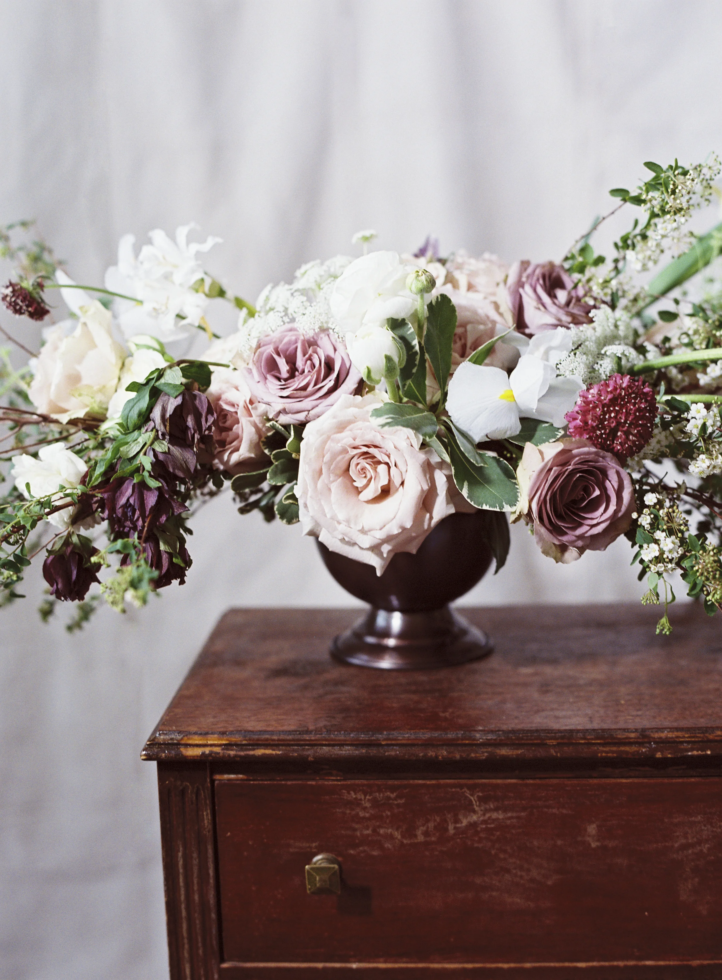 The Potted Pansy Spring Centerpiece