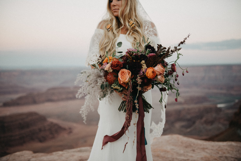 Stephanie + Asay Utah Boho Bridal Dream — Wedding & Bridal Flowers, & Arrangements | Grove, UT