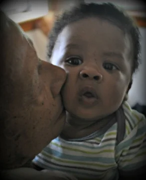 Zachary Jr and great-grandmother, Wanda Pittman