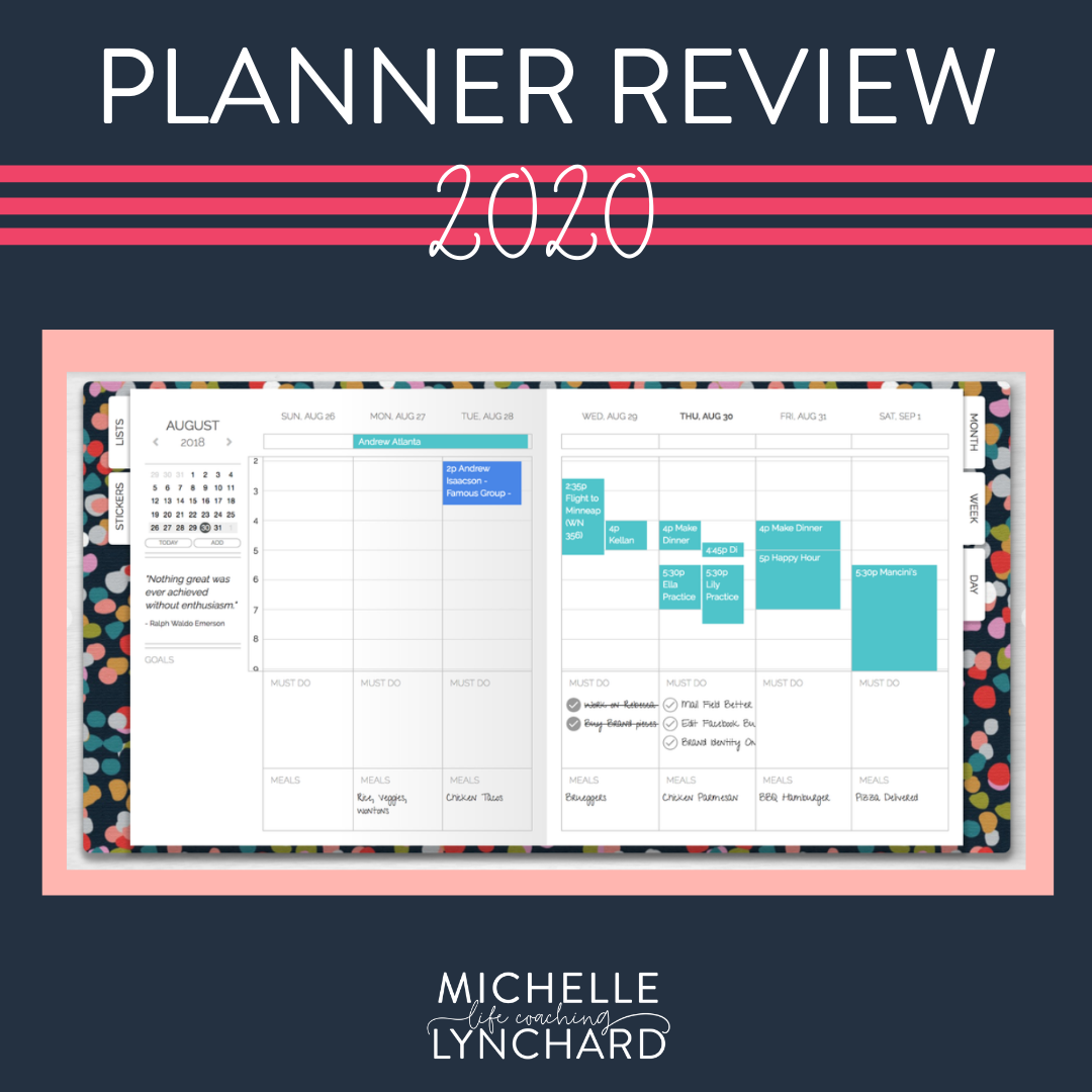 Review 2020 Artful Agenda Online Planner Michelle Lynchard Life Coaching