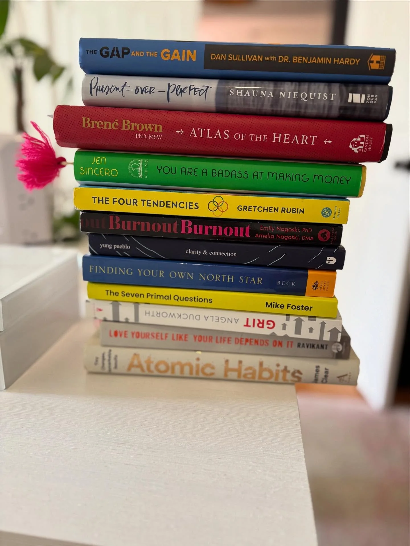 I&rsquo;m starting a podcast series to review and summarize self improvement books. I&rsquo;m only going to include the ones I love and recommend to clients often. Here&rsquo;s the stack so far. What else should I add?