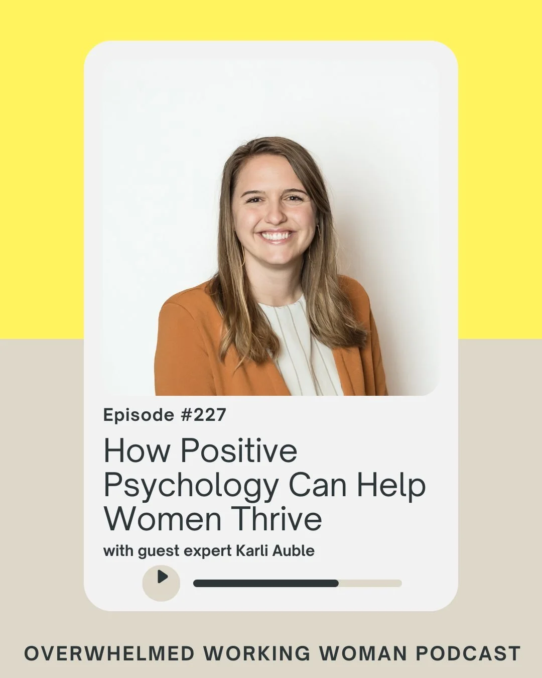 My guest this week, Karli Auble, was working as an engineering manager, preparing to start an executive MBA &mdash; the logical next step.

Her career coach asked, &ldquo;Are you excited?&rdquo;

Karli&rsquo;s answer?

&ldquo;Absolutely not.&rdquo;

