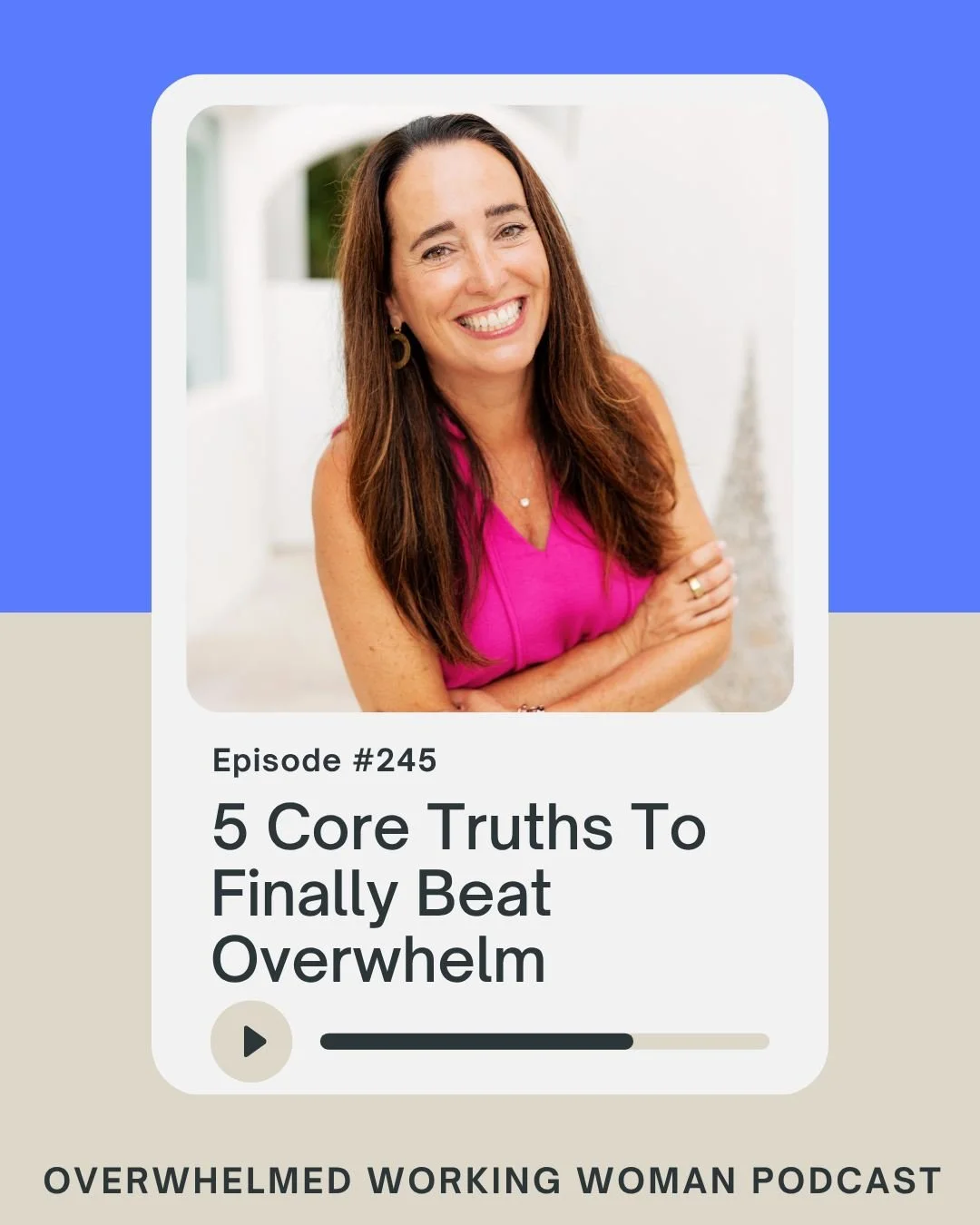 Most people think overwhelm is caused by how much they have to do, but that&rsquo;s not actually true.

Overwhelm is created by how we think, how we react, and how we avoid the things that actually need our attention.

Many women just keep searching 