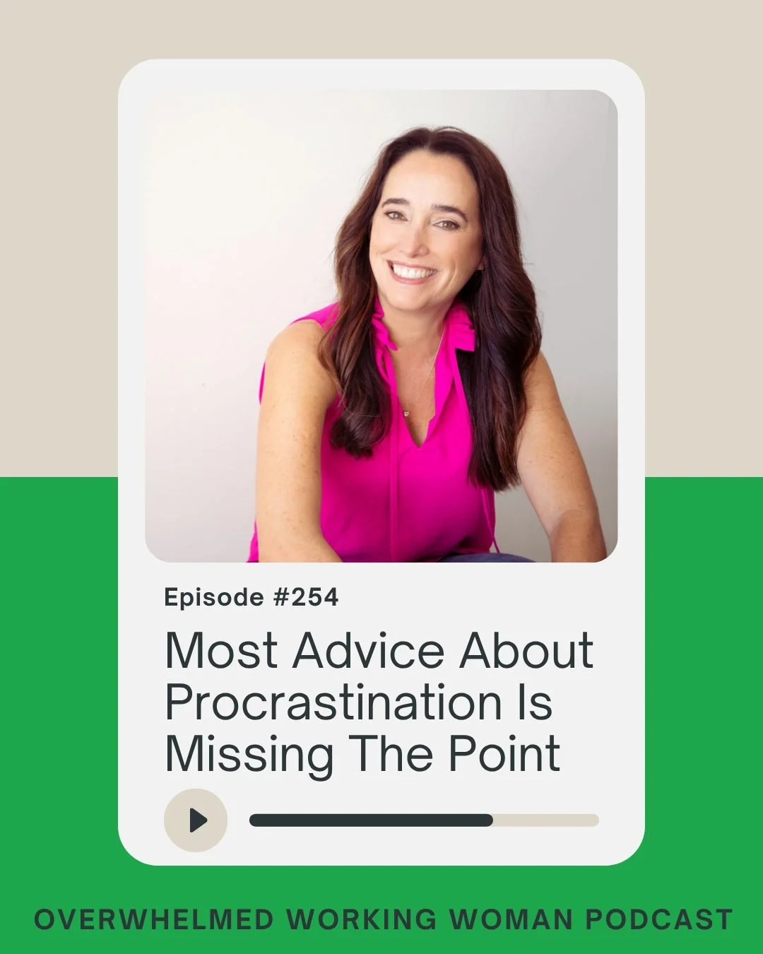 You ever notice how you can suddenly become incredibly productive&hellip; as long as it&rsquo;s NOT the thing you actually need to do?

Most people think procrastination is a discipline problem. It&rsquo;s not.

Procrastination is emotional avoidance