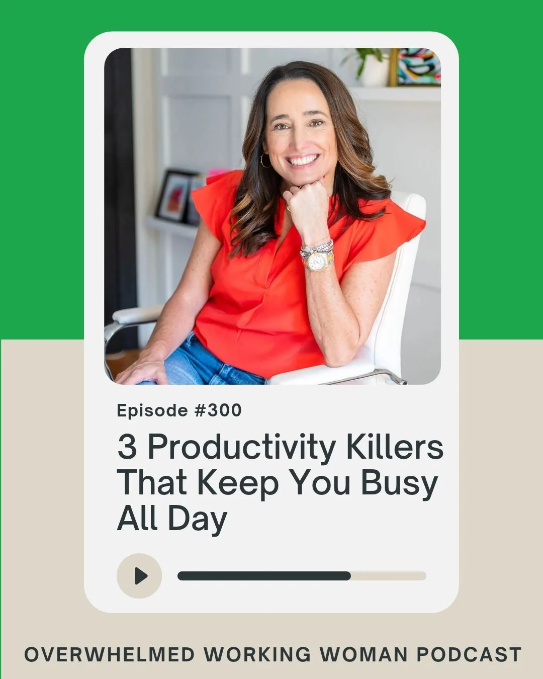 Being busy and being productive are not the same thing.

You can spend an entire day answering requests, beating yourself up, and reconsidering decisions without making much progress on the work that actually matters.

But you don't have to say yes t